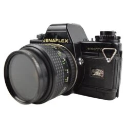 Carl Zeiss Jenaflex AM-1 With Pentacon Praktica 50mm F1.8 Prime Lens And Izumar Polarizing Filter -Film Camera Store DSC 0759