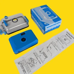 Blue Underwater Focus Free 35mm Point And Shoot Film Camera Reusable -Film Camera Store blue underwater focus free 35mm point and shoot film camera reusable 3