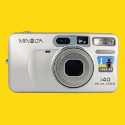 BRAND NEW - Minolta Riva Zoom 140 35mm Film Camera Point And Shoot -Film Camera Store brand new minolta riva zoom 140 35mm film camera point and shoot 3