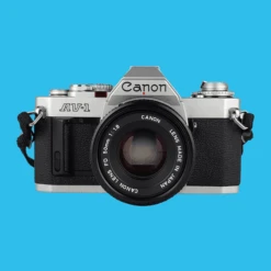 Canon® Canon AV 1 Vintage 35mm SLR Film Camera With Prime 50mm Lens