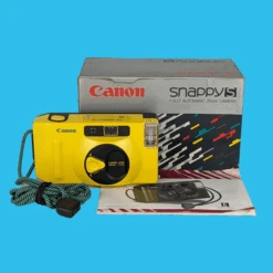 Canon® Canon Snappy S 35mm Film Camera Point And Shoot - Yellow