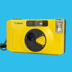 Canon® Canon Snappy S 35mm Film Camera Point And Shoot - Yellow -Film Camera Store canon snappy s 35mm film camera point and shoot yellow 5