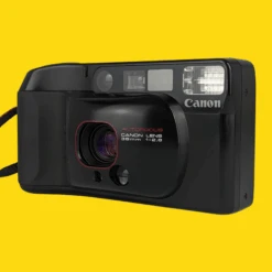 Canon® Canon Sure Shot Supreme 35mm Film Camera Point And Shoot -Film Camera Store canon sure shot supreme 35mm film camera point and shoot with free black leather canon case 5