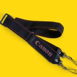 Canon® Genuine Canon Black & Red SLR Camera Strap -Film Camera Store genuine canon black and red slr camera strap 3