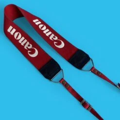 Canon® Genuine Canon Royal Red SLR Camera Strap -Film Camera Store genuine canon royal red slr camera strap 4