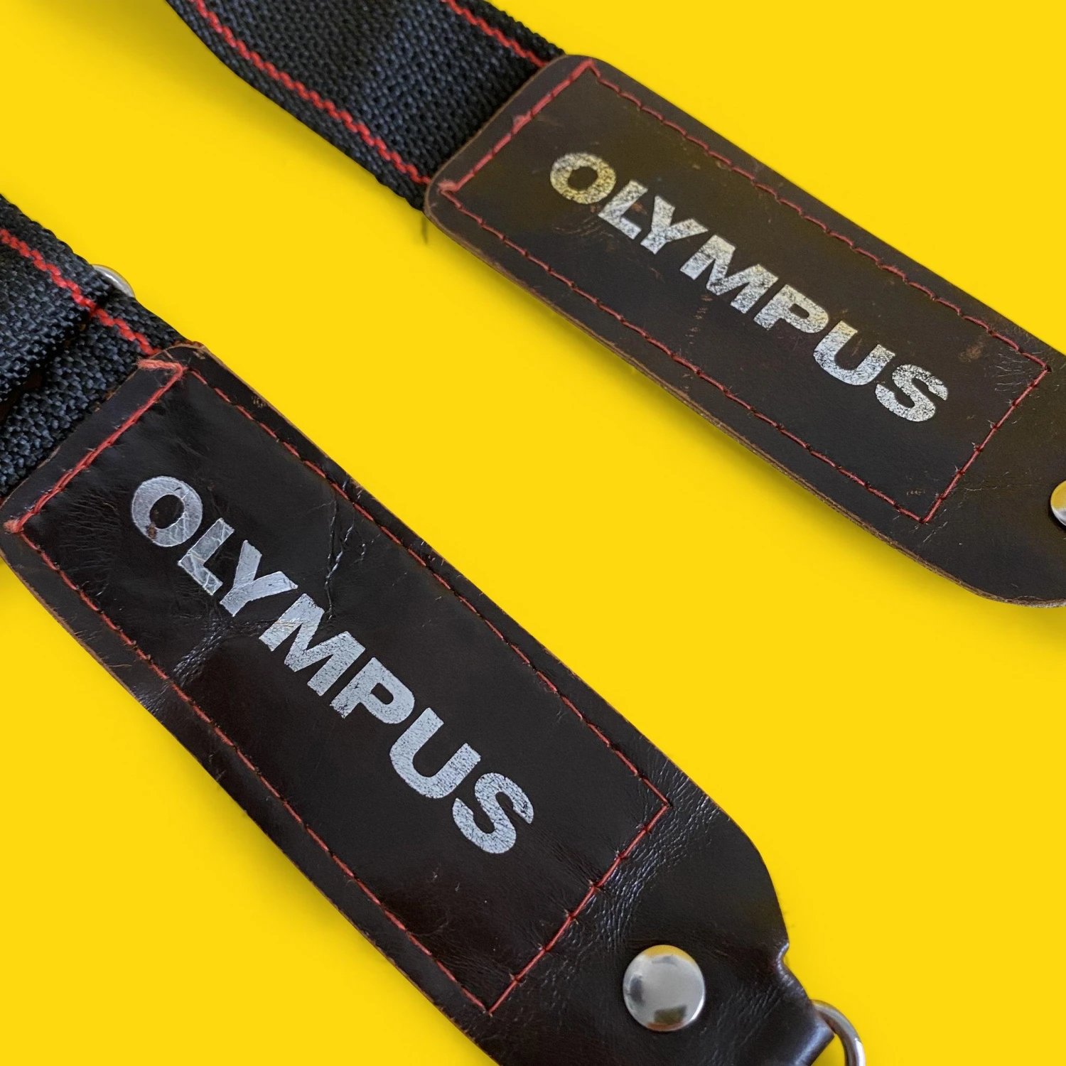 Genuine Olympus Black & Red SLR Camera Strap 6 Genuine Olympus Black & Red SLR Camera Strap - Image 4