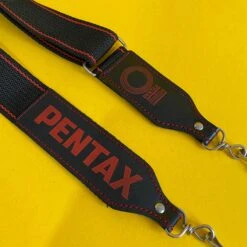 Genuine Pentax Black & Red SLR Camera Strap