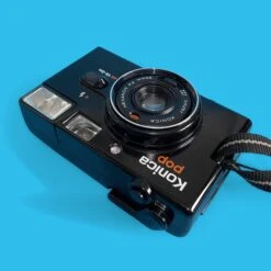 Konica POP Black 35mm Film Camera Point And Shoot -Film Camera Store konica pop black 35mm film camera point and shoot 12