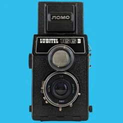 Lubitel 166B With 75mm F4.5 Lens. TLR 6X6 Medium Format Film Camera.