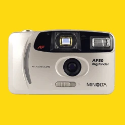 Minolta AF50 Big Finder 35mm Film Camera Point And Shoot