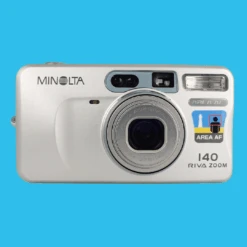 Minolta Riva Zoom 140 35mm Film Camera Point And Shoot