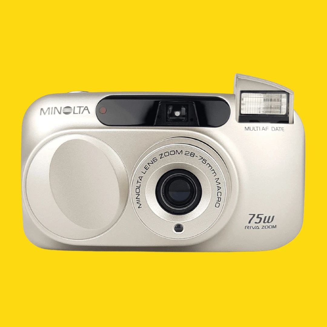 Minolta Riva Zoom 75W 35mm Film Camera Point And Shoot 4 Minolta Riva Zoom 75W 35mm Film Camera Point And Shoot - Image 2