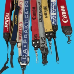 Mystery Branded Loud And Bold Vintage Camera Strap