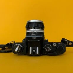 Nikomat EL Vintage 35mm SLR Film Camera W/ Nikkor-S F/2.8 35mm Lens -Film Camera Store nikomat el vintage 35mm slr film camera w nikkor s f2 8 35mm lens 4