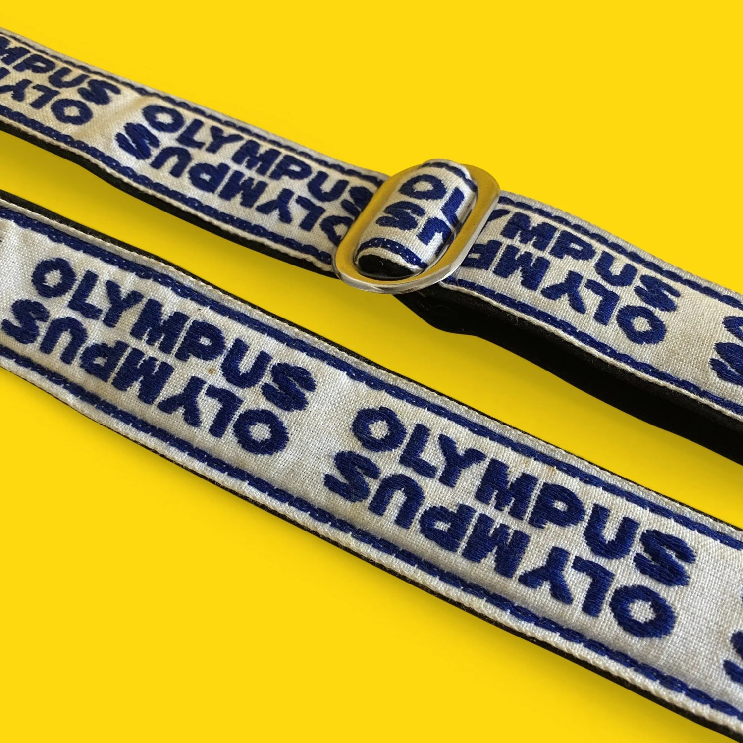 Olympus Blue & White SLR Camera Strap 4 Olympus Blue & White SLR Camera Strap - Image 2