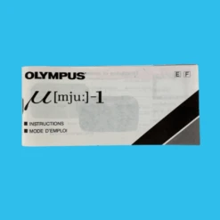Olympus MJU 1 Original Instructions
