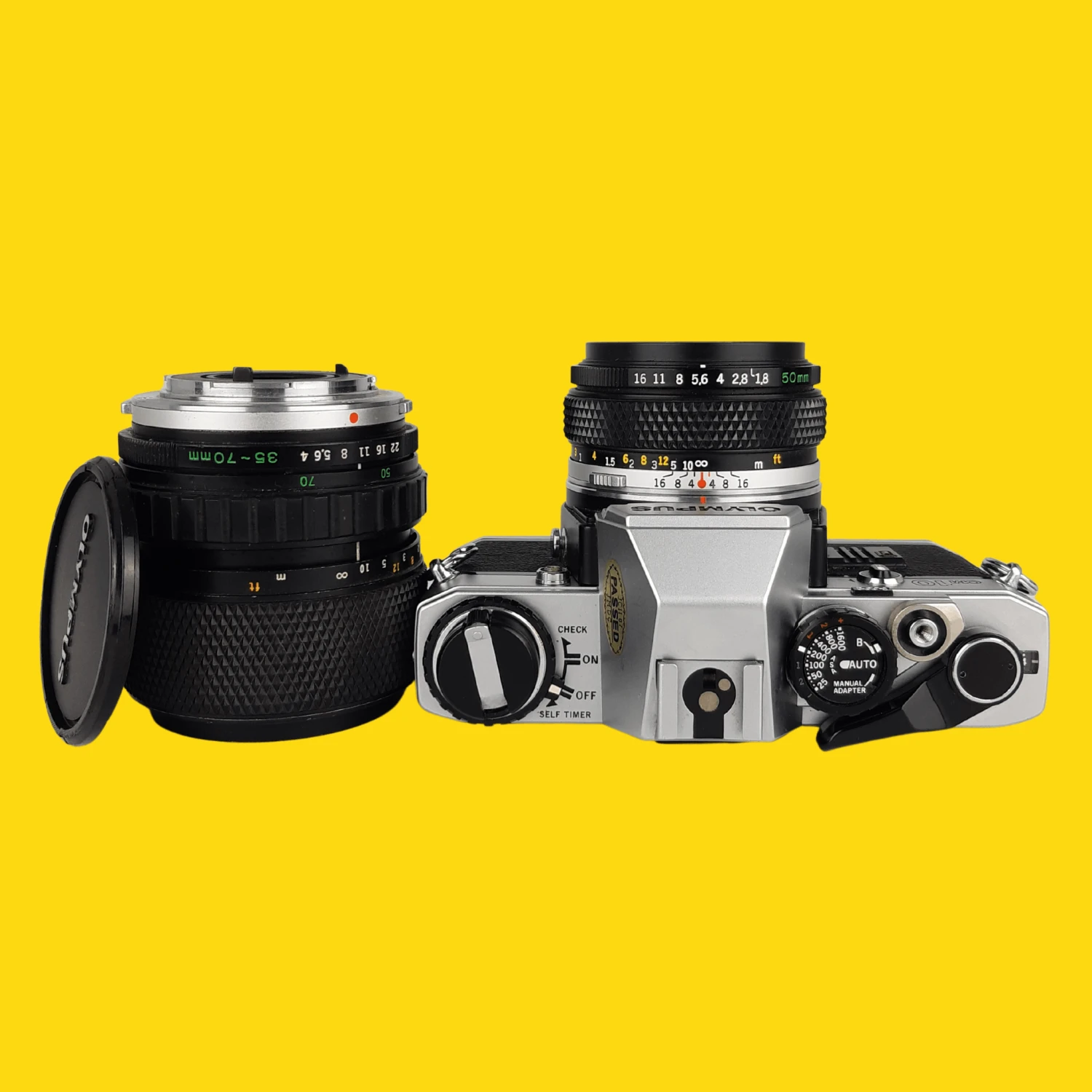 Olympus OM10 35mm Film Camera W/ F/1.8 50mm Lens And Zoom Lens 6 Olympus OM10 35mm Film Camera W/ F/1.8 50mm Lens And Zoom Lens - Image 4