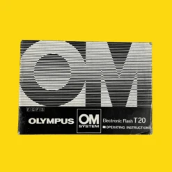 Olympus T20 Electronic Flash Original Instructions