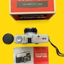 Canon® Olympus Trip 35 Film Camera With Original Box -Film Camera Store olympus trip 35 film camera with original box 3