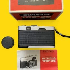 Canon® Olympus Trip 35 Film Camera With Original Box -Film Camera Store olympus trip 35 film camera with original box 5