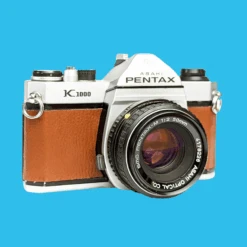 Pentax K1000 Brown Leather Vintage SLR 35mm Film Camera With Pentax F/2 50mm Prime Lens. -Film Camera Store pentax k1000 brown leather vintage slr 35mm film camera with pentax f2 50mm prime lens 3
