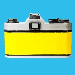 Pentax K1000 Yellow Leather Vintage SLR 35mm Film Camera With Pentax F/2 50mm Prime Lens. -Film Camera Store pentax k1000 yellow leather vintage slr 35mm film camera with pentax f2 50mm prime lens 5