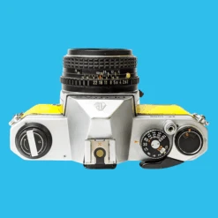 Pentax K1000 Yellow Leather Vintage SLR 35mm Film Camera With Pentax F/2 50mm Prime Lens. -Film Camera Store pentax k1000 yellow leather vintage slr 35mm film camera with pentax f2 50mm prime lens 6