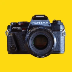 Pentax Program A 35mm SLR Film Camera With Pentax Prime Lens
