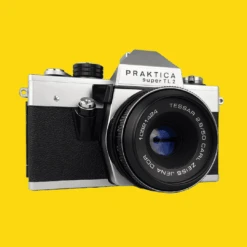 Praktica Vintage Metal 35mm SLR Film Camera With Prime Lens -Film Camera Store praktica vintage metal 35mm slr film camera with prime lens 3