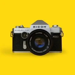 Ricoh SingleX TLS 35mm Film Camera With F/2.2 55mm Lens