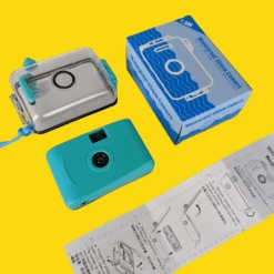 Teal Underwater Focus Free 35mm Point And Shoot Film Camera -Film Camera Store teal underwater focus free 35mm point and shoot film camera 6