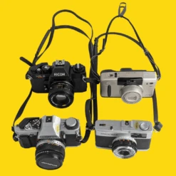 Thin Black SLR Vintage Camera Strap -Film Camera Store thin black slr vintage camera strap 3