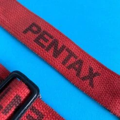 Vintage Pentax Red SLR Camera Strap 12 Vintage Pentax Red SLR Camera Strap -Film Camera Store vintage pentax red slr camera strap 5
