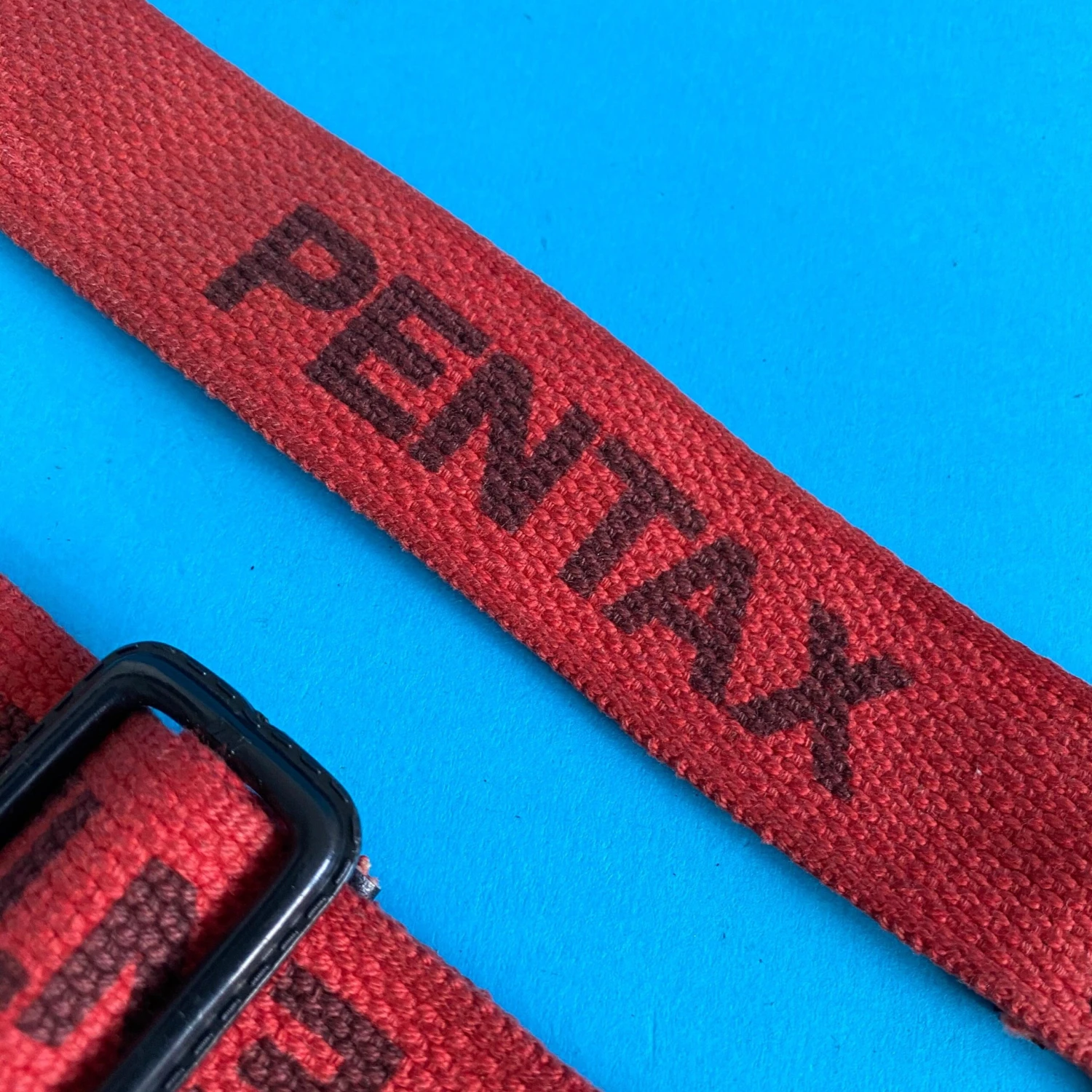 Vintage Pentax Red SLR Camera Strap 7 Vintage Pentax Red SLR Camera Strap - Image 5
