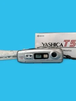 Yashica T5 Silver 35mm Film Camera Point And Shoot (No Box Included) 8 Yashica T5 Silver 35mm Film Camera Point And Shoot (No Box Included) -Film Camera Store yashica t5 silver 35mm film camera point and shoot no box included 3